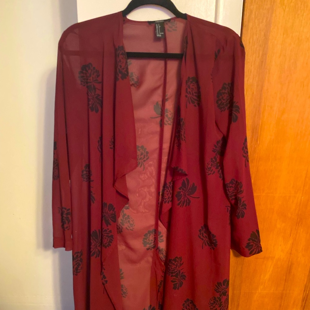 Forever 21 Red Kimono